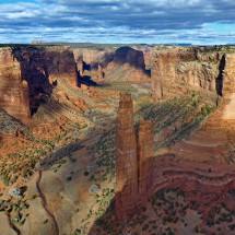 250 meters tall spire Spider Rock in the Canyon de Chelly